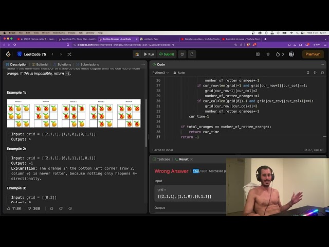 💻Solving All LeetCode Problems with PYTHON 🐍 - 994 Rotting Oranges