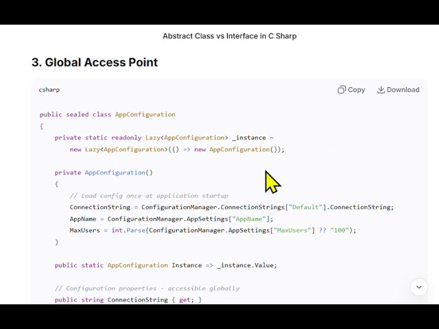 5  Singleton Design Pattern