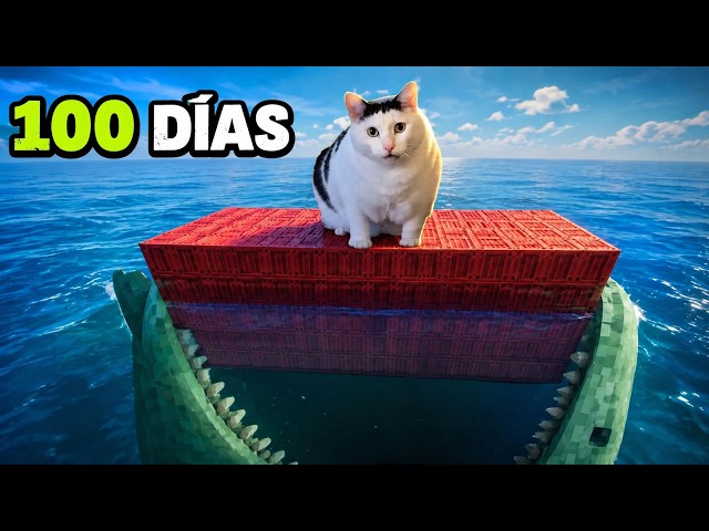 Minecraft 100 Días En Un Container pero Con Gatos (Episodio Completo)
