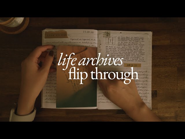 Life Archives Journal Flip Through (so far) | Memory Keeping Junk Journal