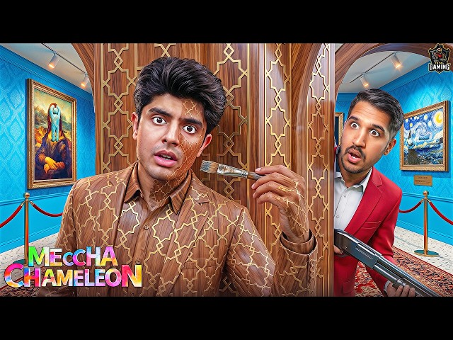 I FOOLED AMITBHAI IN HIDE AND SEEK! | MECCHA CHAMELEON