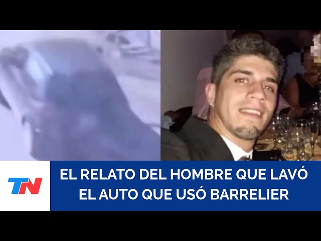 "It was clean": the man who washed the car allegedly used in Agostina's murder speaks out