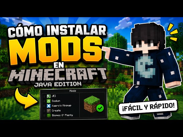 Como instalar mods para Minecraft java muy fácil en español