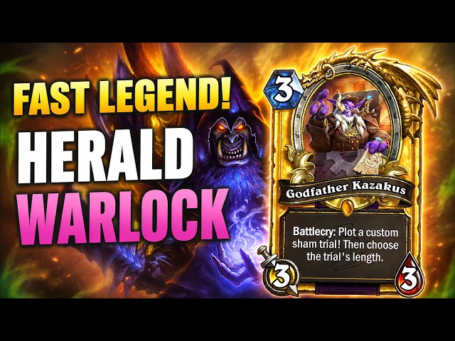 Herald Warlock crushing in the new meta! | Top 30 Legend