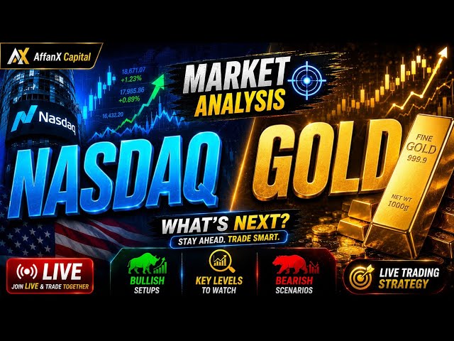 XAUUSD & NASDAQ Live Trading Analysis || Forex & Stock
