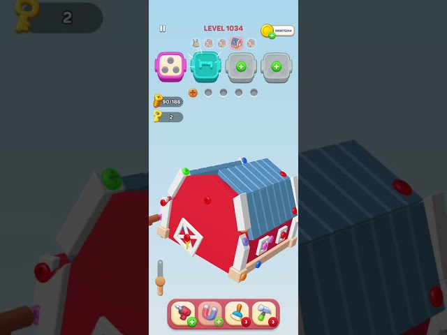 Solving Screwdom Lvl 1034 (hard level)
