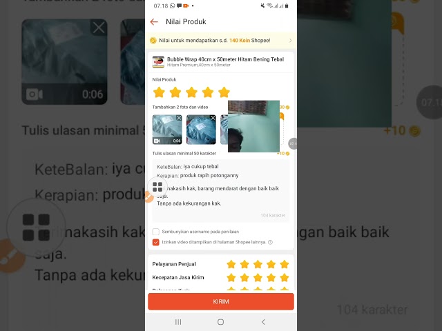 Easy Way to Rate Products on the Shopee App and Earn Coins