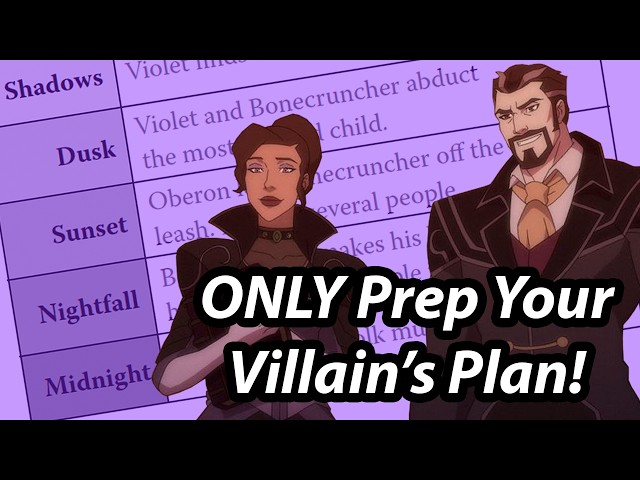 How Do You Keep Villains Active in the Story?