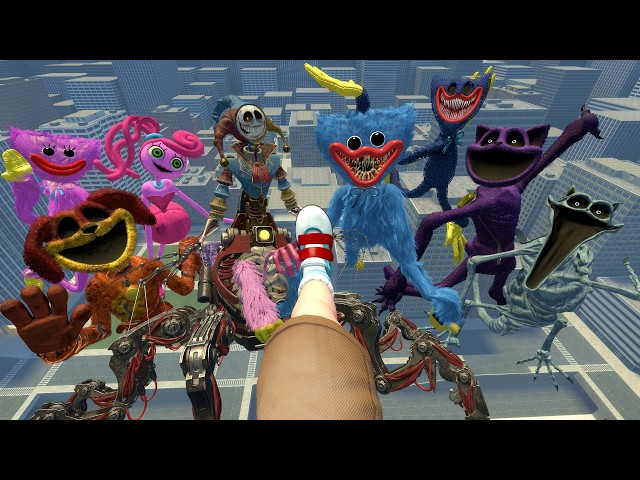 SPARTAN KICKING ALL POPPY PLAYTIME MONSTERS in Garry's Mod!