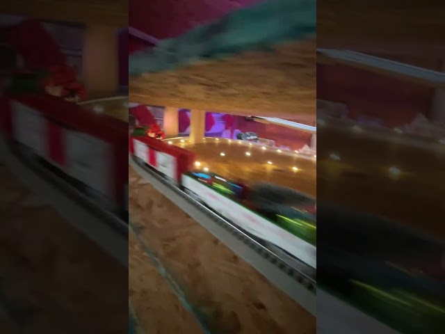 Double track with manual switch