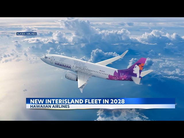 Hawaiian Airlines switching to 737s for interisland flights by 2028