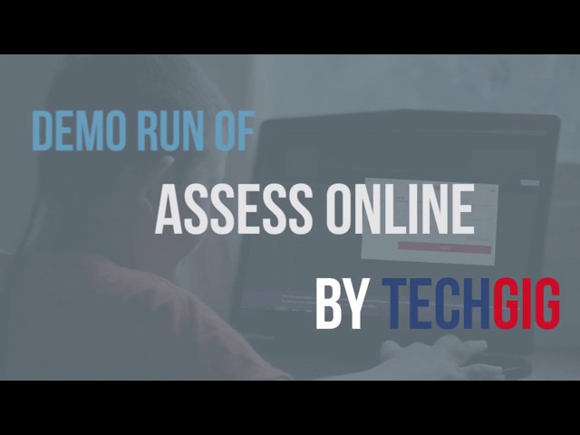 Demo of TechGig Assess Online
