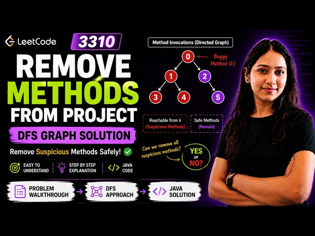 Remove Methods From Project | DFS Graph Solution | LeetCode 3310 | Java | Step-by-Step Explanation