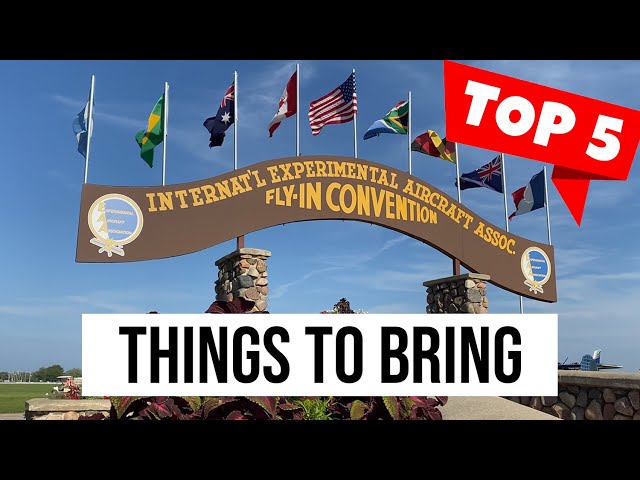 Top 5 Things to Take to Oshkosh 2026 for EAA AirVenture #osh26 #airventure #oshkosh