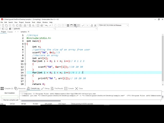 Array 1D | Basics of 1D Arrays in C | Understanding Arrays Step-by-Step | C Tutorial