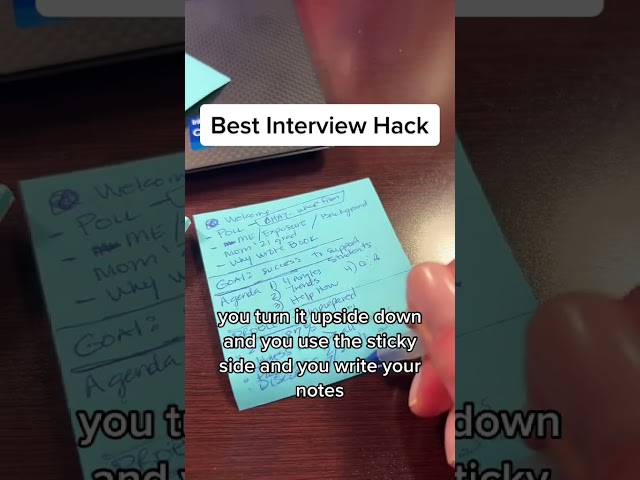 Best interview hack #college #internship #interview #interviewtips #hack #collegestudent