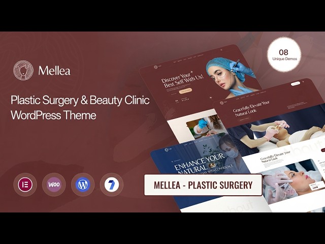 Walkthrough Mellea Plastic Surgery Beauty Clinic WordPress Theme