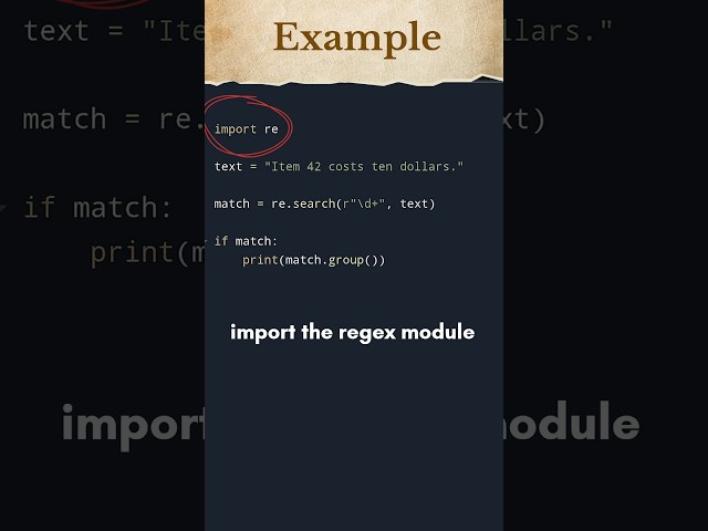 python Regex || How to extract number from text || #regex #python #pythontutorial
