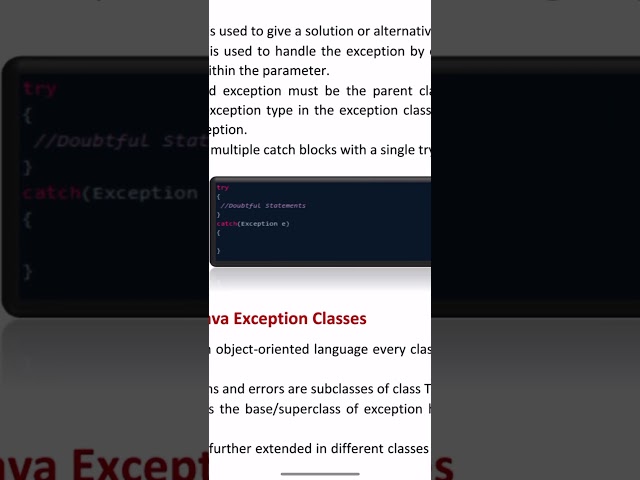 Java exception | Java Exception Handling | try catch | exception hierarchy |@okayjava  #okayjava