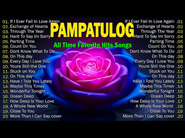 Pampatulog OPM Love Songs 2025 🎶 Relaxing Filipino Music for Deep Sleep & Sweet Dreams