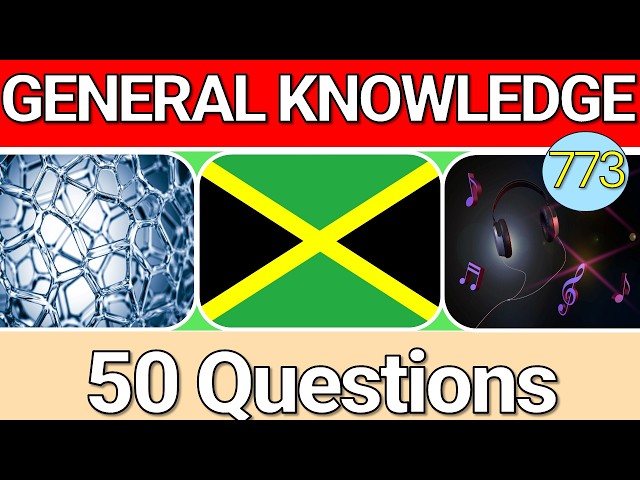 Educational General Knowledge Quiz Trivia 773 📚💡| Can You Answer All 50 Questions Correctly? 2026