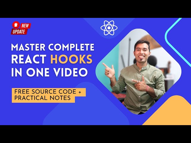 Master Complete React Hooks Tutorial in Hindi 🔥 Free Notes + Code