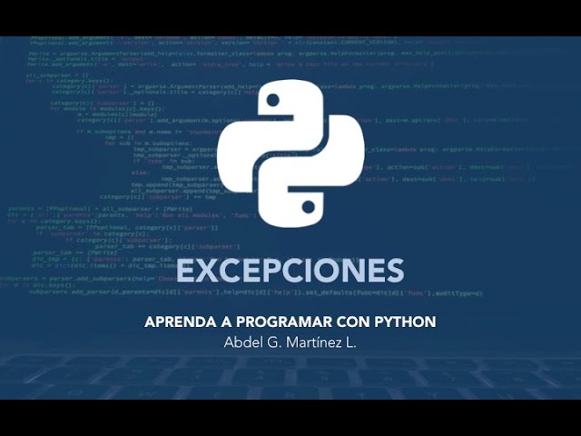 Aprenda a Programar con Python - Errores y Excepciones