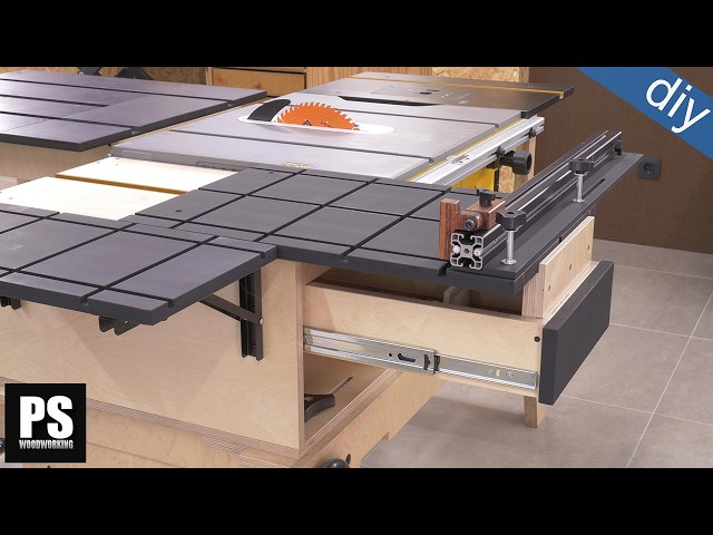 DIY Sliding Carriage for a Table Saw Workstation - Ep 2