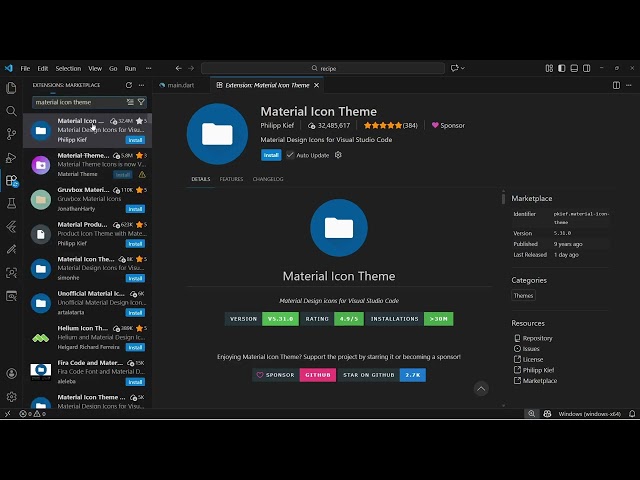 اضافات VS Code