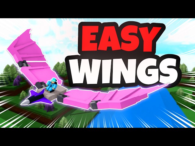 *NEW* REALISTIC Wings Tutorial in Roblox Build a Boat For Treasure