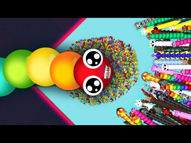 SNAKE IO🐍 KING RAINBOW 🌈 SNAKE VS 1000 PRO GIANT SNAKES 🐍 EPIC SNAKEIO GAMEPLAY #snakegame #games 