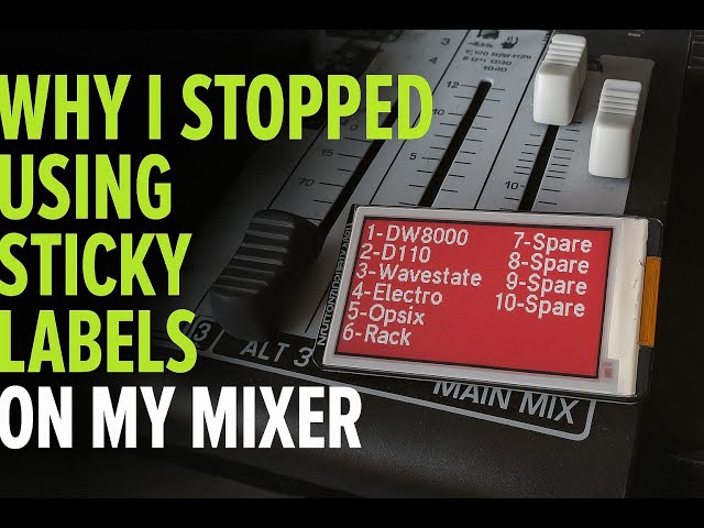 Raspberry Pi e-Ink Display for Studio Organisation