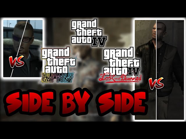 TBoGT vs GTAIV vs TLaD cutscenes and timeline