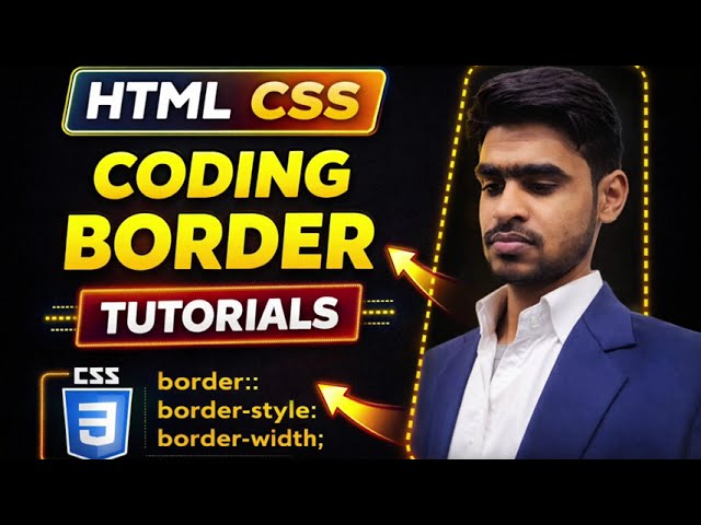 CSS Border Types Explained 🔥 | Solid, Dotted, Dashed, Double + More