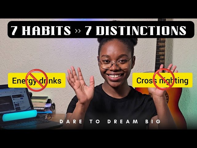 7 Habits That Got Me 7 Distinctions in Matric | My Journey & Study Routine, Grade 12 Final Exams