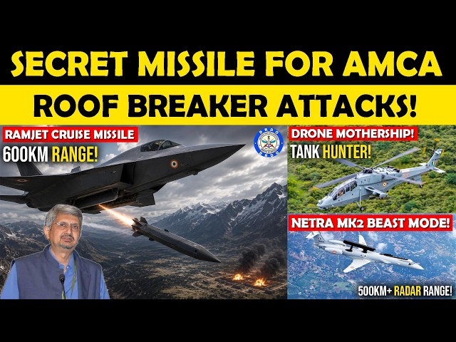 AMCA Ke Liye Secret Stealth Missile!,Prachand Banega Drone Mothership?,Indian Army AI Artillery!