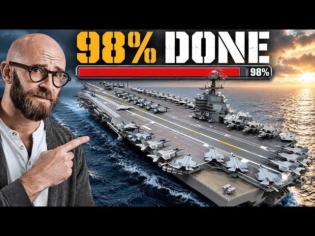 USS John F. Kennedy: America's New Carrier Is $13 Billion and Still Not Finished...