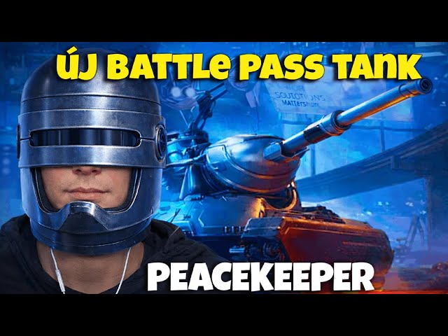 ÚJ Battle Pass Extra tank: Peacekeeper