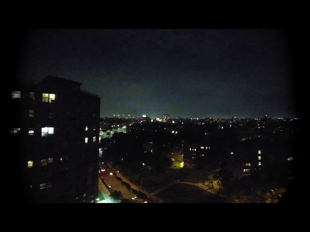 VR180 3D: Fireworks from Apartment  - Spatial Audio - Listen with headphones!