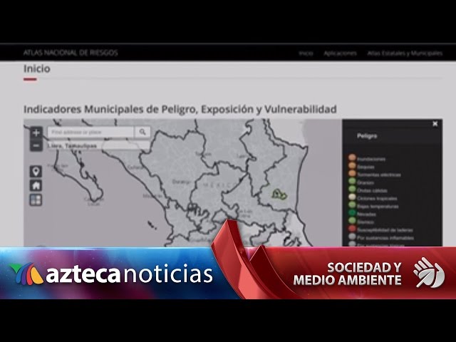 CENAPRED presents the National Risk Atlas on its website