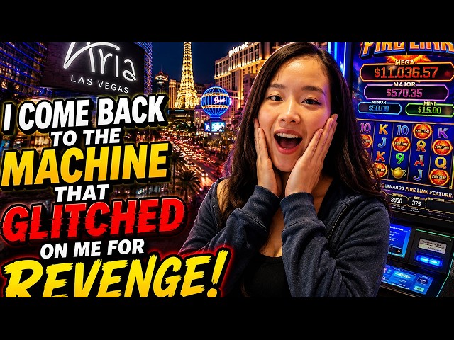 ¡Volví a la tragamonedas que me falló la última vez en el Aria Las Vegas para vengarme! $20 en mu...