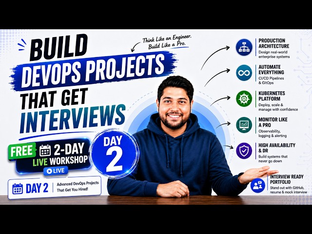 FREE 2-Day Live Workshop | Build DevOps Projects That Get Interviews | Day 2