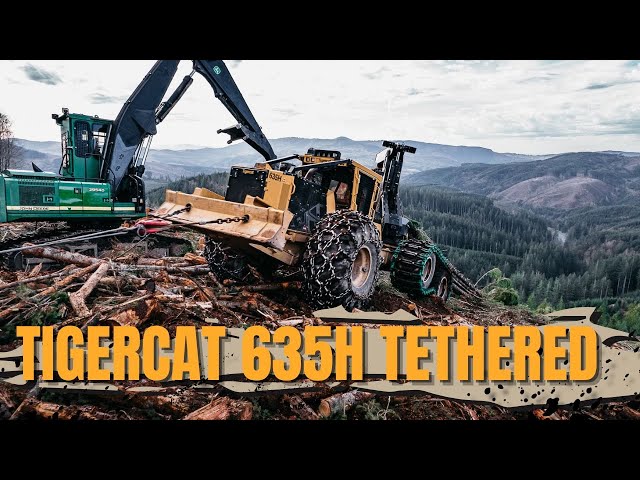 Tigercat 635H Tethered Logging
