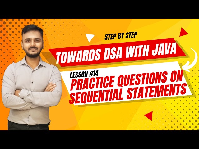 20 MUST-KNOW Beginner Java Programs | Sequential Statements Explained (Full 1-Hour Tutorial)