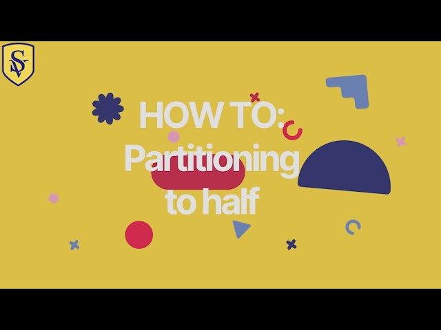 Partitioning to half | Maths Tutorial with Miss Smith