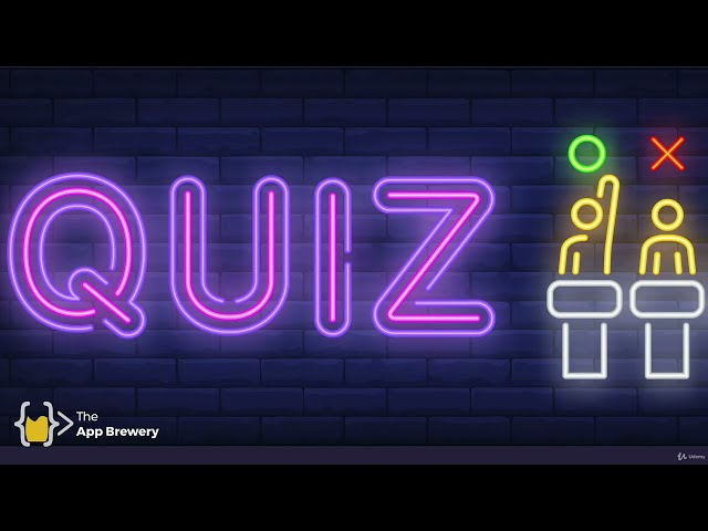 Trivia Question API Challenge | 100 Days of Code: The Complete Python Pro Bootcamp for 2022