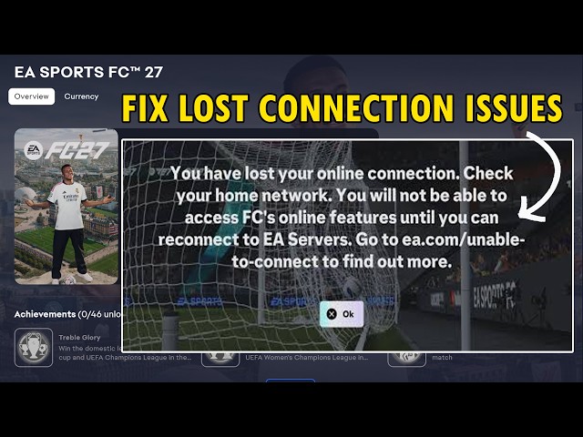 How To Fix You have lost your online connection in EA SPORTS FC 27