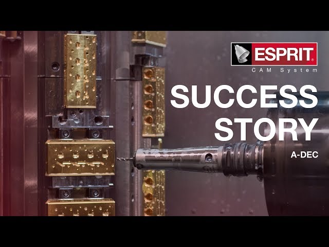 A-dec increases machine tool productivity by up to 100% using ESPRIT
