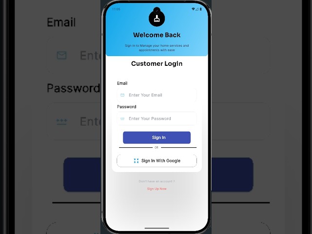 Login Page Designed Flutter UI | FIxora | #flutter #flutterdeveloper #getx #mobileappdevelopment
