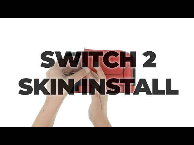 Installing a Nintendo Switch 2 Skin from DecalGirl